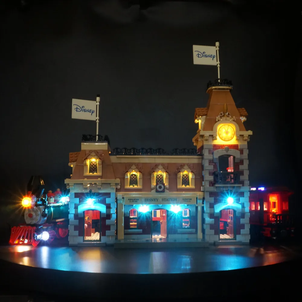 

Led Light Up Kit For 71044 train and station Not Included Building Blocks
