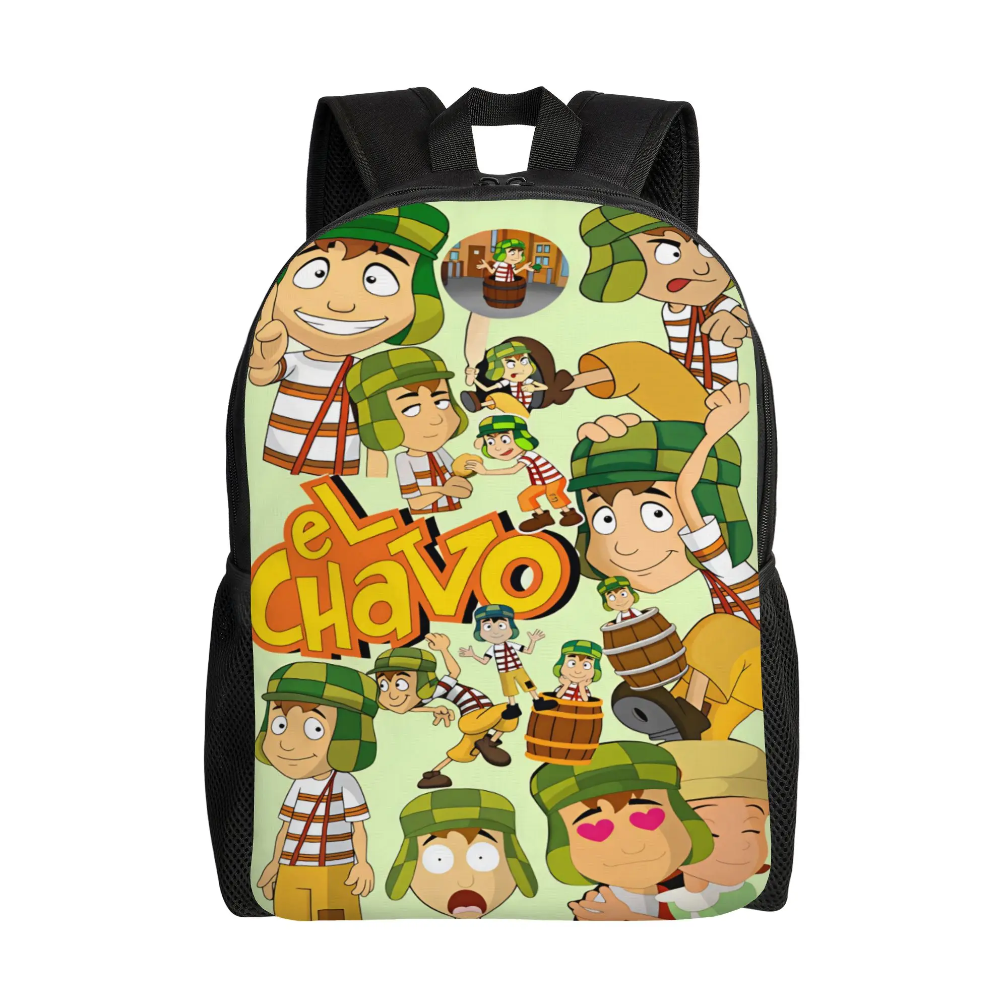 El Chavo del Ocho  Backpack  Trekking Backpacks Girl Colorful Breathable High School Bags Fashion Rucksack