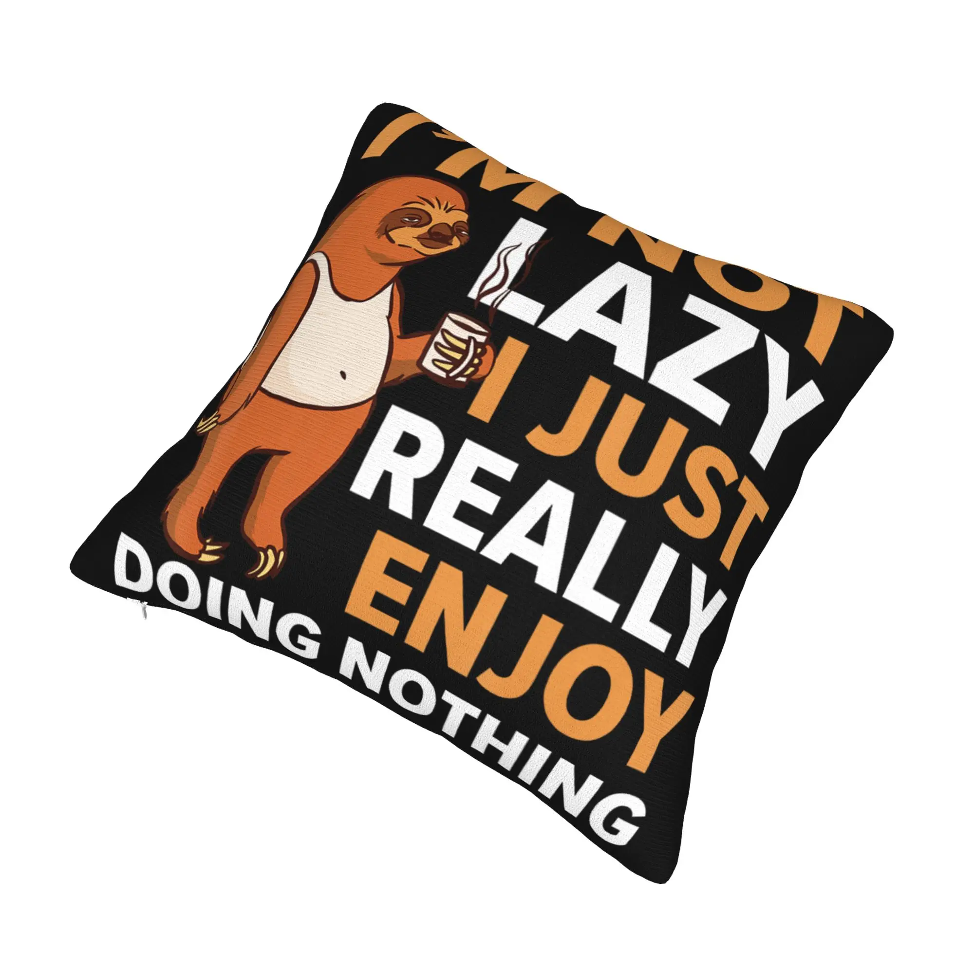 Decorative Pillow Covers I'm Not Lazy I Just Really Enjoy Doing Nothing Merch Home  Throw Pillow Case Cover Zippered Multi-Size