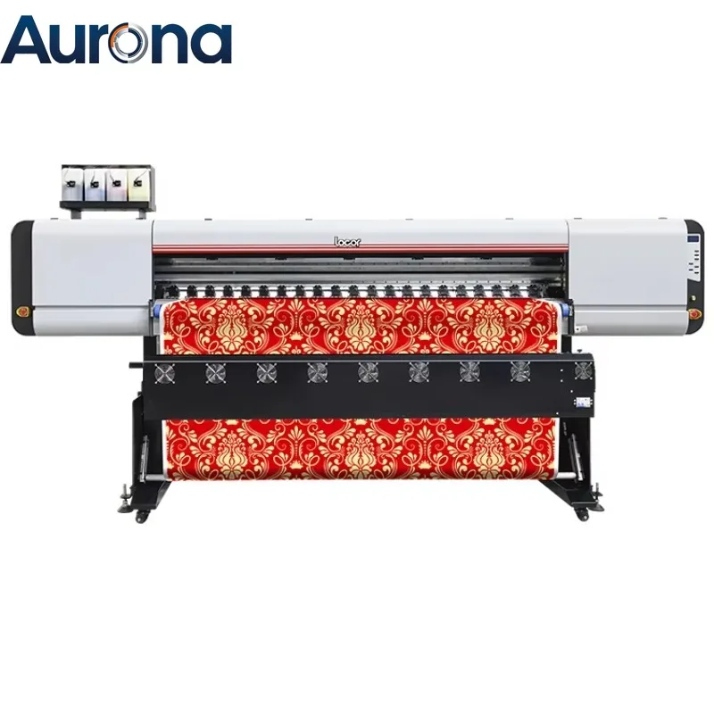 【Industrial】Fast Speed 1.9m Digital Sublimation Printer 4PCS I3200A1 Head Printing T-shirt Sports Jerseys Rider Wearing Machine