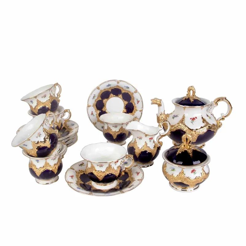 Three-dimensional embossed coffee tea set pour-over set ceramics
