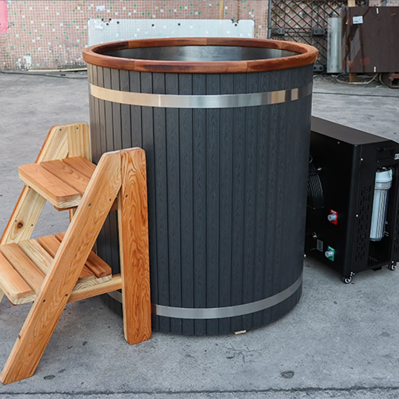 

2025 New Product Explosion Black High-end Plastic Wood Small Ice Pod With Smart WIFI Chiller