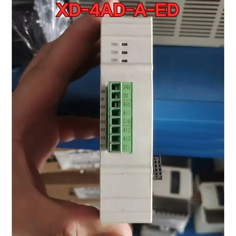 

Second-hand PLC module XD-4AD-A-ED function test is normal