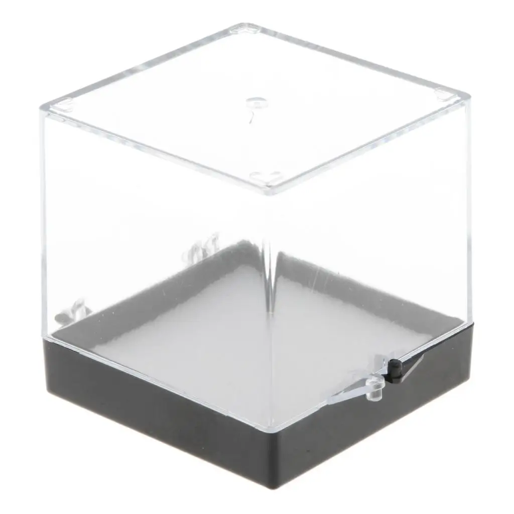 Acrylic Display Case Dustproof Clear Box Rock Mineral Collection Organizer Educational Toy for Statue and Anime Figures