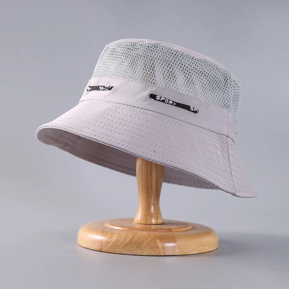 

Mesh Breathable Fishing Bucket Hat Quick-dry Outdoor Fisherman's Hat Man Woman Sweat-proof Sun Protection Bucket Hat Fishing