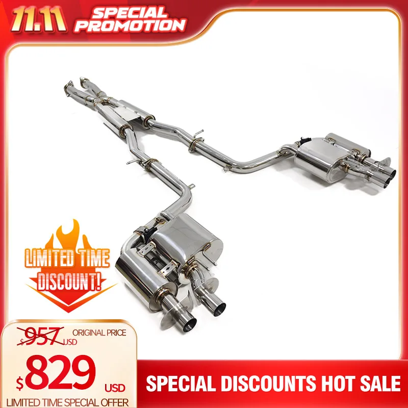 Limited Time Offer Stainless steel catback  With Valves for KIA Stinger  21+ HMD exhaust system