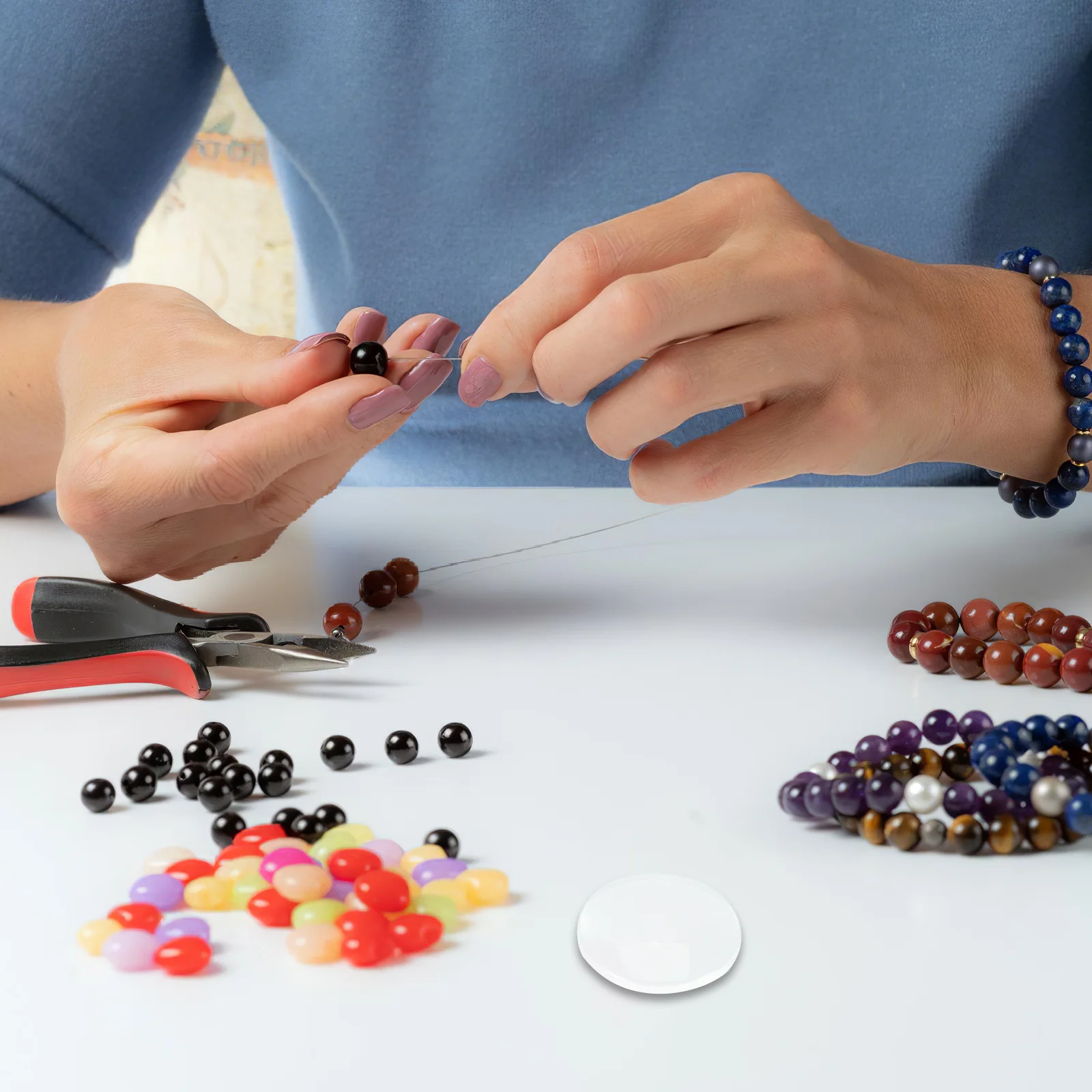 

15Pcs Clear Glass Round Cabochon Transparent Flatback Dome for DIY Jewelry Making Findings Crafts Pendants Decorative