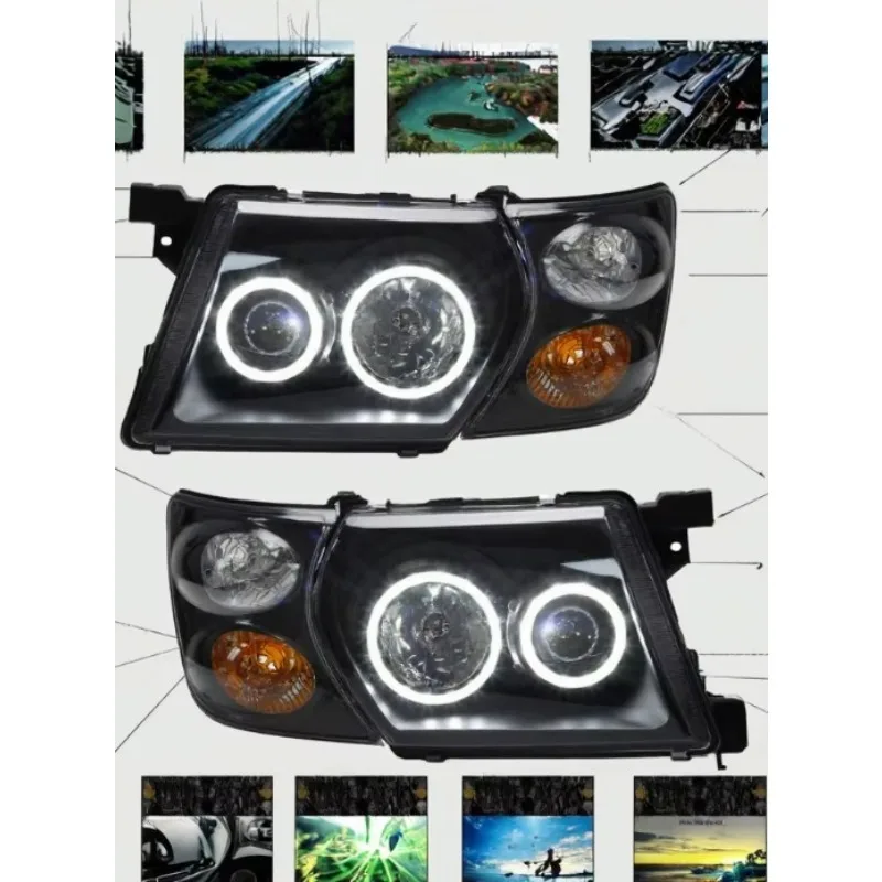 Corner Lamp for Patrol  Y61 MK5 1998-2003 Wagon SUV Angel Eyes Headlight 55W 12V 4300K Color Temperature