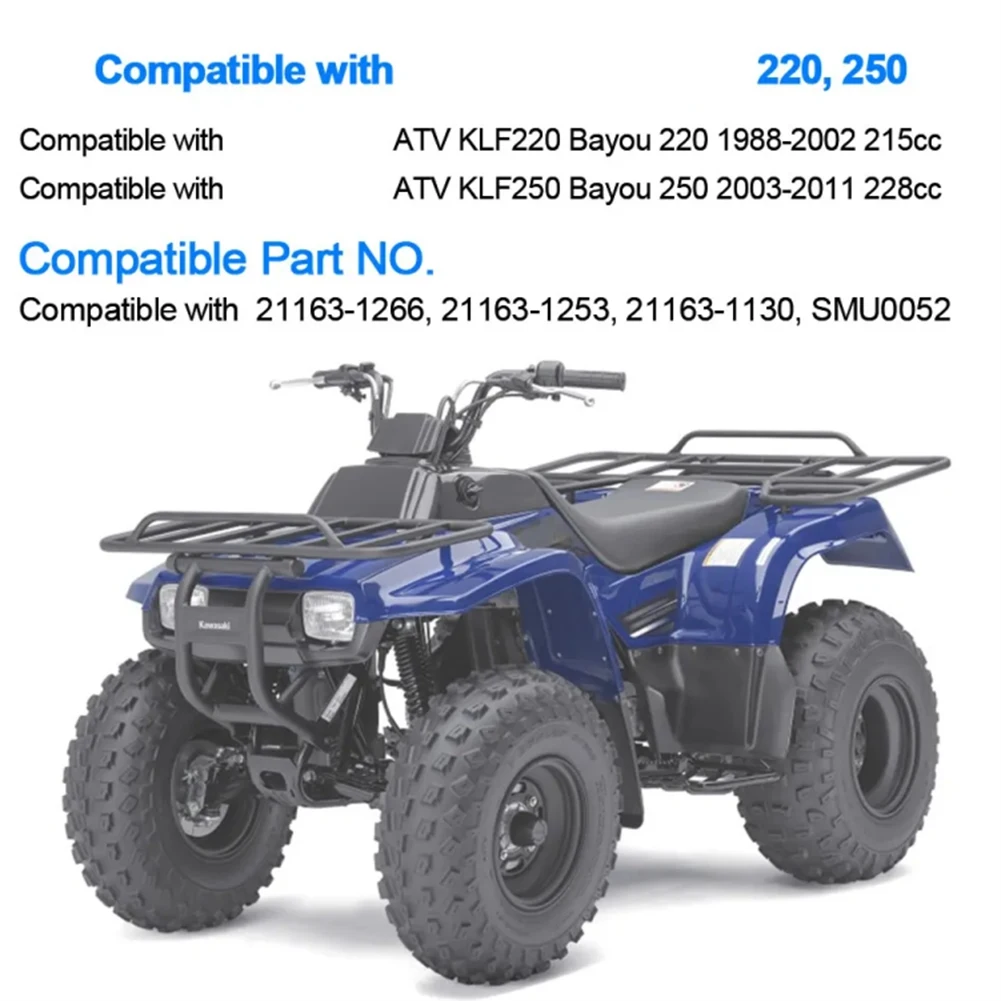 

[ABAB] 21163-1130 Стартер для Kawasaki Bayou 220 250 KLF220 KLF250 1988-2011, заменяет SMU0052 21163-1266 21163-1253