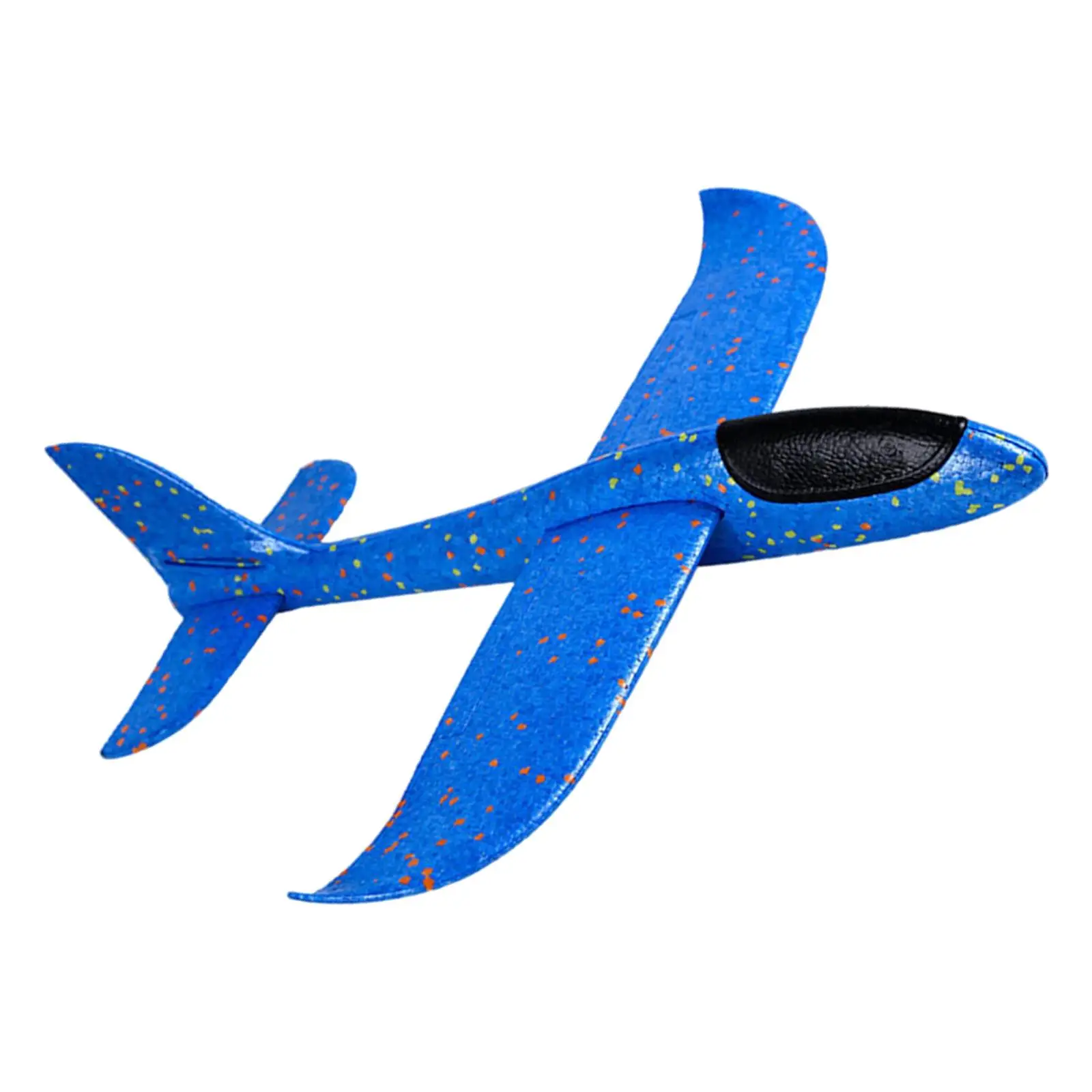 Hand Throw Foam Glider Plane for Kids Aircraft Toy with LED Upgrade 35cm Flying Toy for Boys Girls Outdoor Party Game Gift