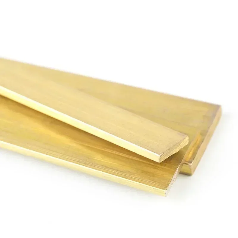 H59 Brass Flat Bar Plate Strip Thicknesses 20mm 15mm 10mm 30mm 25mm 40mm Pure Copper Solids Metal Plate Length 300mm