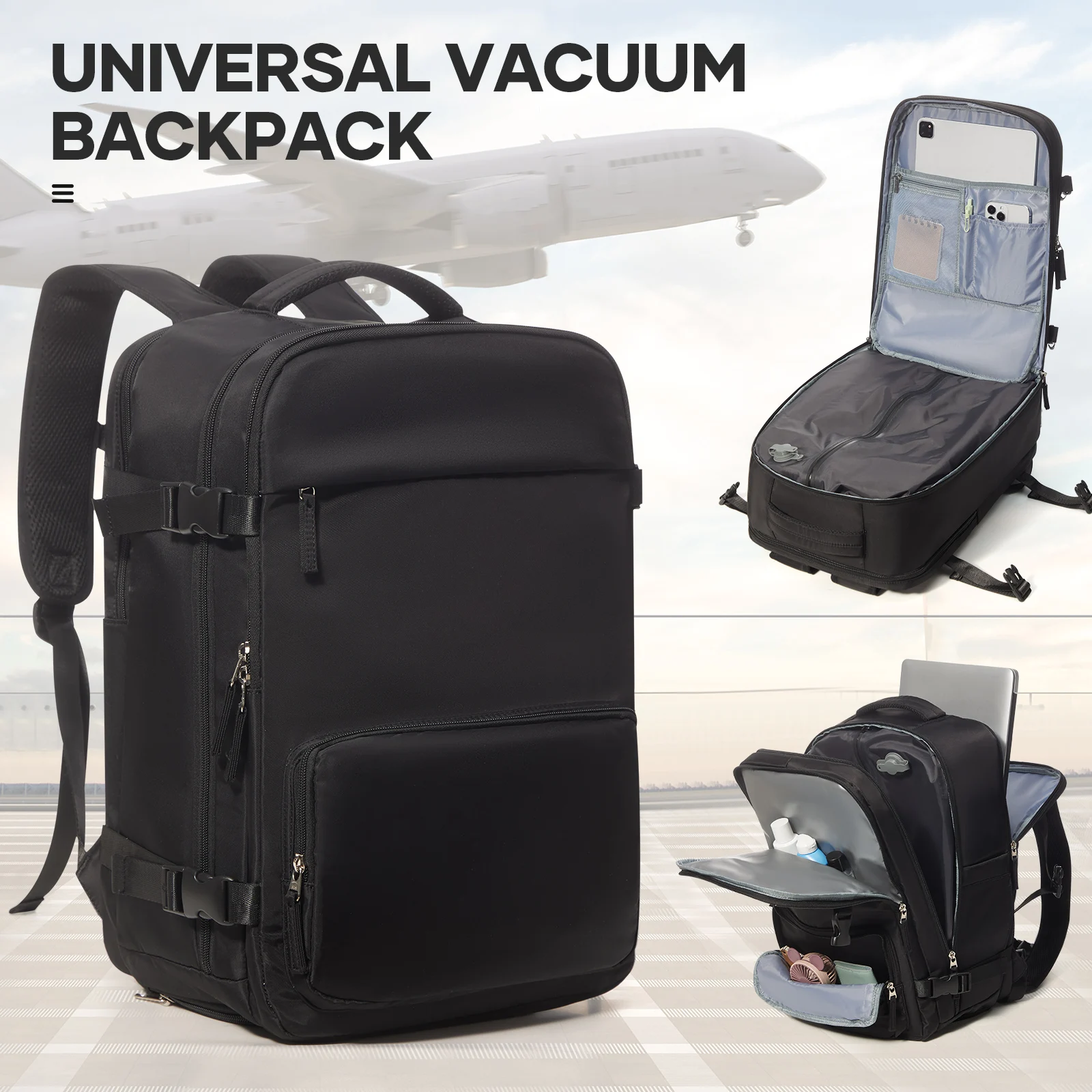 

Vacuum Backpack Hand Luggage with Vacuum Carry on Laptop Backpack Travel Backpack Airbag Backpack Vacuum Bags for Clothes