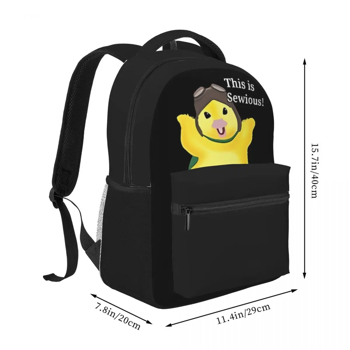 'This Is Sewious!' Wonder Pets Mingming New Fashion High Capacity Waterproof Backpack Trendy Girls Boys Laptop School Book Bag