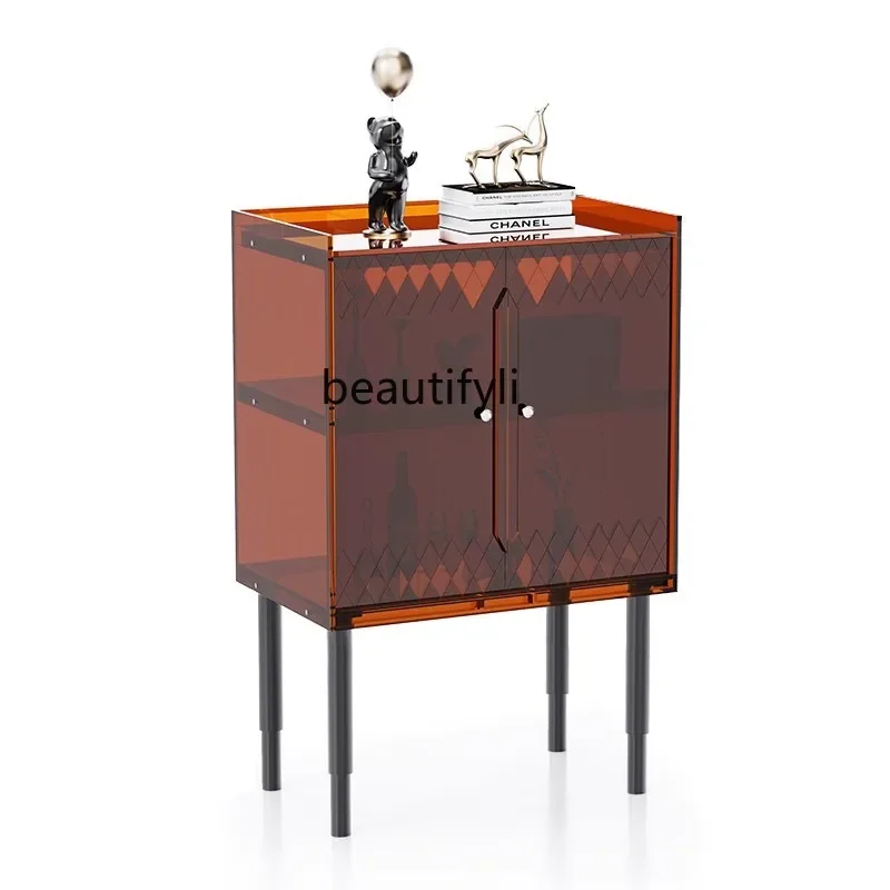 

Acrylic Sideboard Cabinet Modern Minimalist Living Room Entrance Storage Cabinet Kitchen Wall Storage Wine Cabinet furniture