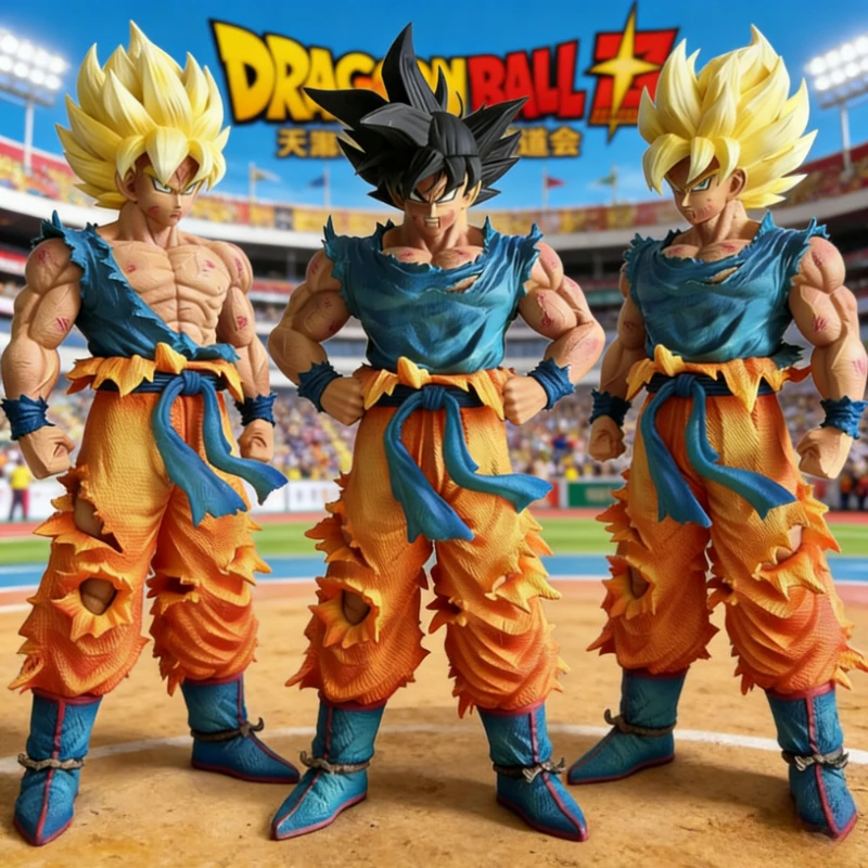 

YS Statue 28cm/11.02inch Dragon Ball Z Son Goku Figure Super Saiyan Goku Action Figure Pvc Statue Collection Model Toys Gift