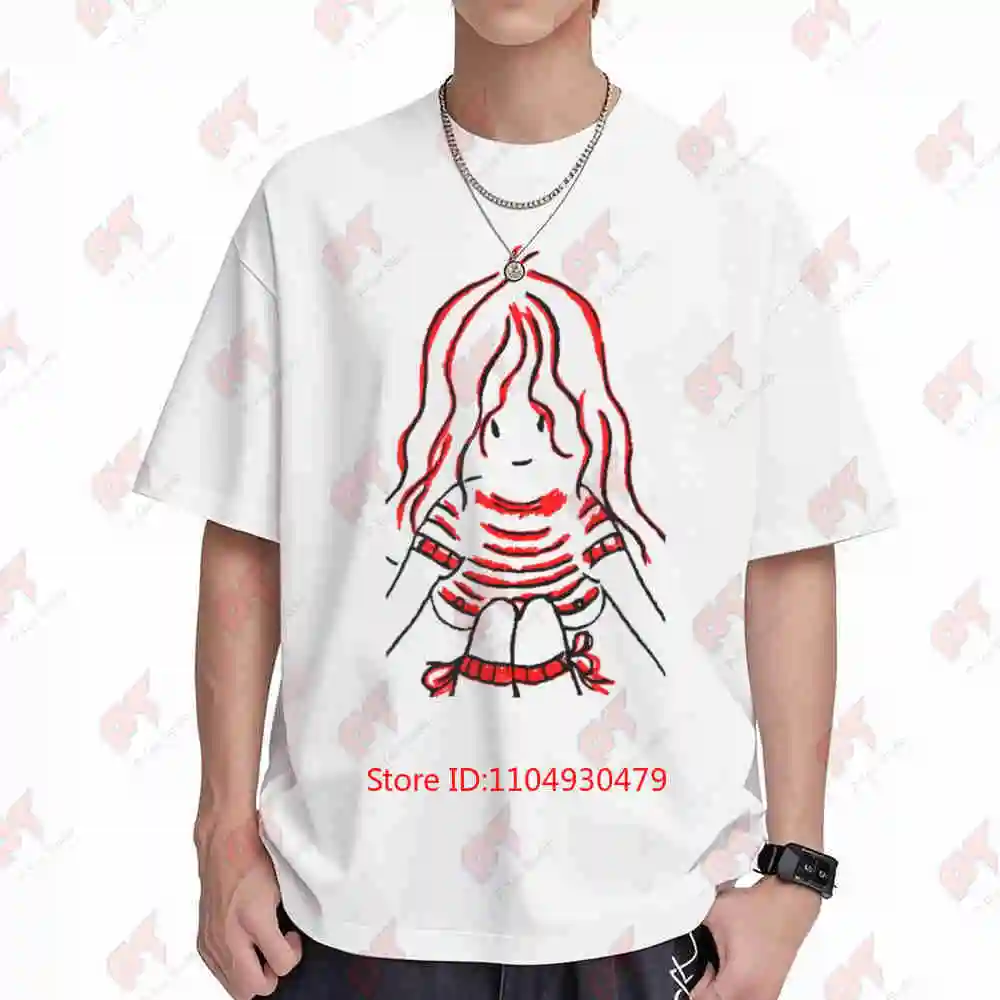 Mylene Farmer Zeichnung Kurzarm-T-Shirt 100% Baumwolle