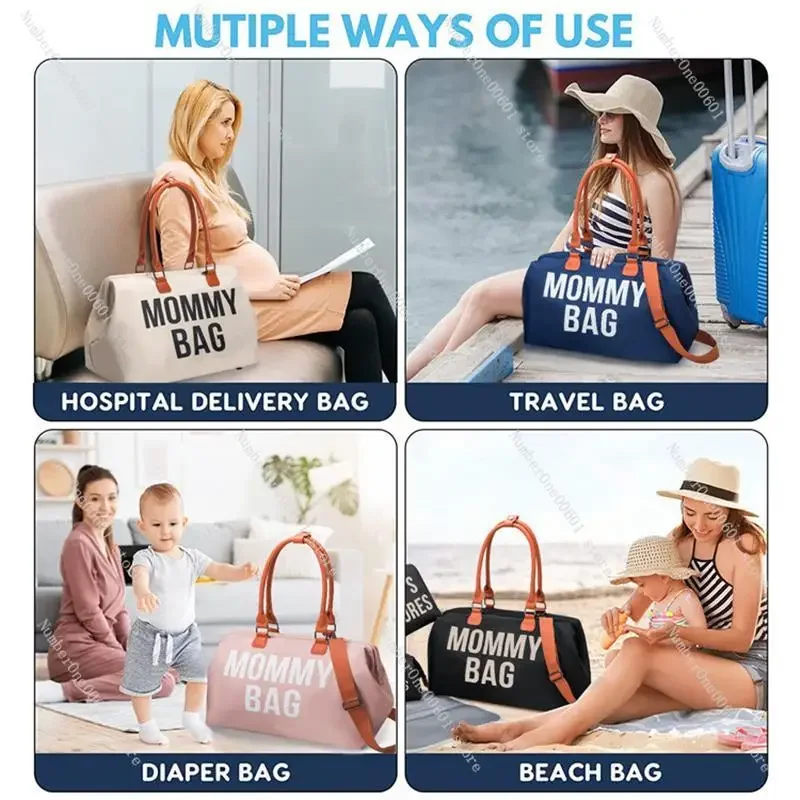 Multifunctional Large-capacity Mommy Bag Single Shoulder Portable Mother and Baby Bag Going Out Fashion Travel Bag