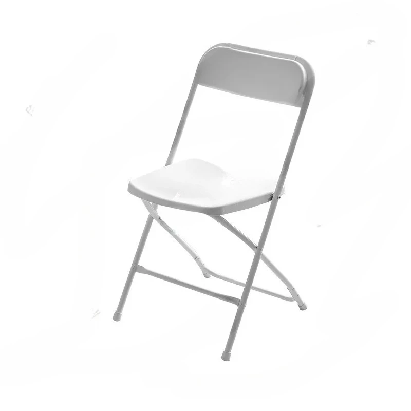 

10 Pack White Folding Chairs, Portable Party Chairs, Plastic Folding Chair,Stackable Commercial Seats with Steel Frame for Offic