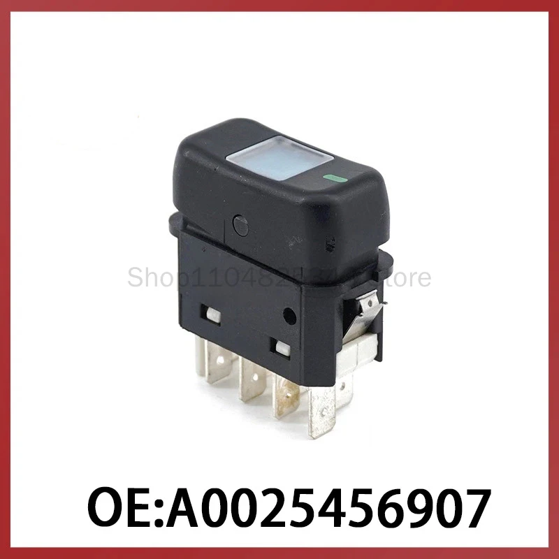 Applicable to Mercedes-Benz truck accessories multi-function switch rocker switch button A0025456907 0025456907