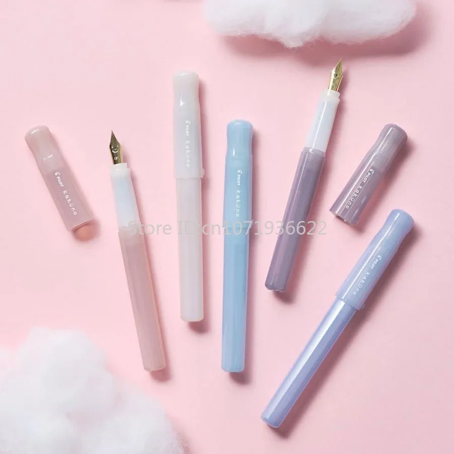 جديد اليابان الطيار KAKUNO قلم حبر قلم حبر للكتابة بما في ذلك موزع الحبر F/M القلم تلميح Kawaii مدرسة مكتب الملحقات