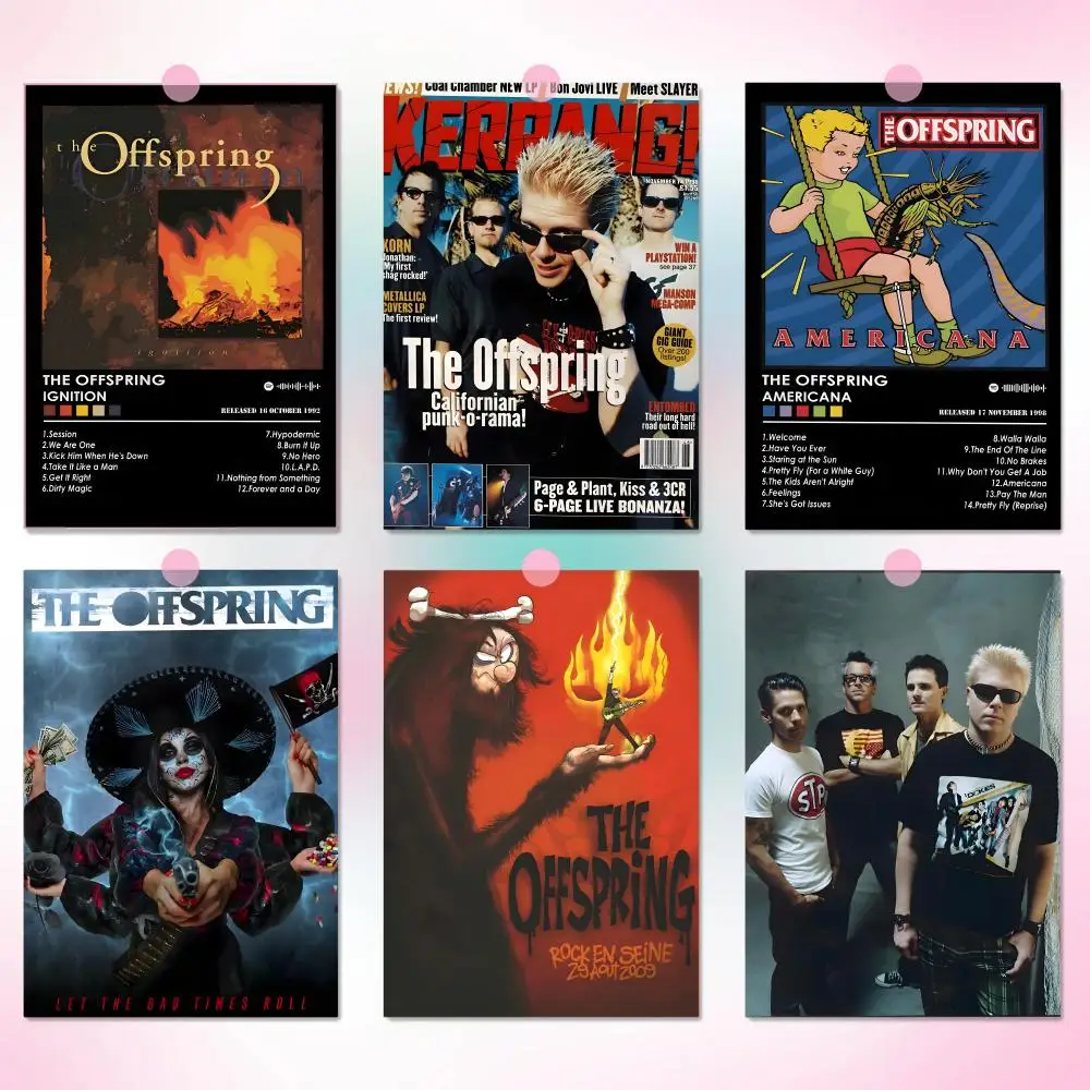The Offspring Band Cozy Room Makeover Clean Space Decor Modern Wall Accent Soft Light Vibe TV Wall Backdrop Poster