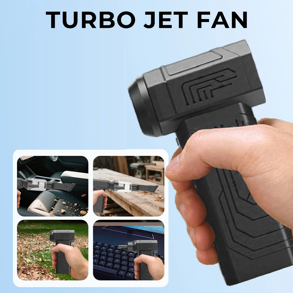 G5 منفاخ توربو مروحة نفاثة 40 مللي متر فرش منفاخ هواء قوي سرعة الرياح 52 متر/الثانية منفضة الهواء مكنسة كهربائية للسيارة/لوحة المفاتيح/الكمبيوتر/المنزل #3