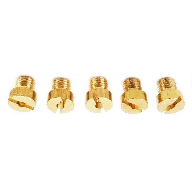 Performance Carburetor Jets Set #60 65 70 75 80 for Motorized Racing Carburetors 60cc 80cc Engines 5 Threaded Jets