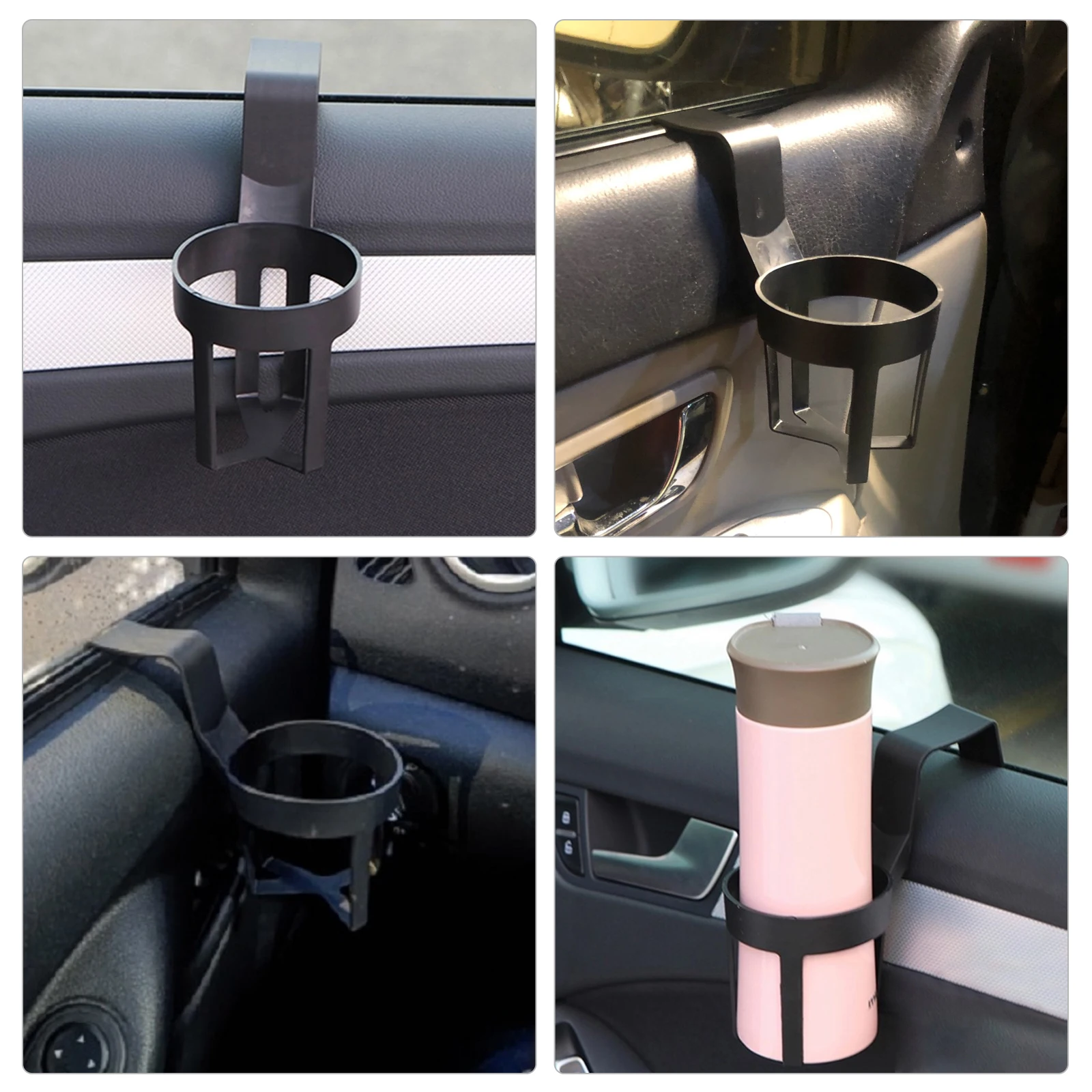 Car Water Cup Drink Holder Container Hanging Hook Cup Window Dash Mount Air Outlet Drink Cup Holder Car Accessories