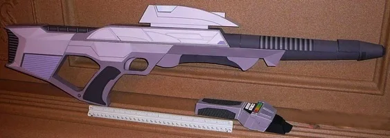 

Пароварская война, научно-фантастические пистолеты 1:1, 3D бумажная модель, сделай сам, головоломка, ручная игрушка для рукоделия