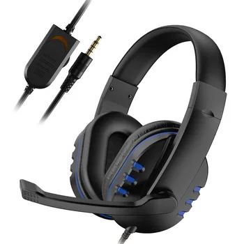 3.5mm Wired Gaming Headphones Game Headset Noise Cancelling Earphone with Microphone Volum