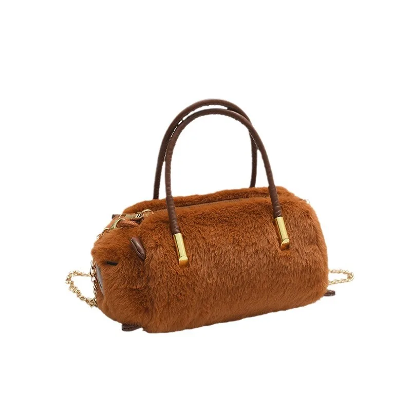 حقيبة كروس كاواي كابيبارا الشخصية على الموضة الكرتونية، حقيبة ظهر مضحكة ولطيفة من كابيبارا من القطيفة ذات سعة كبيرة ومتعددة الاستخدامات