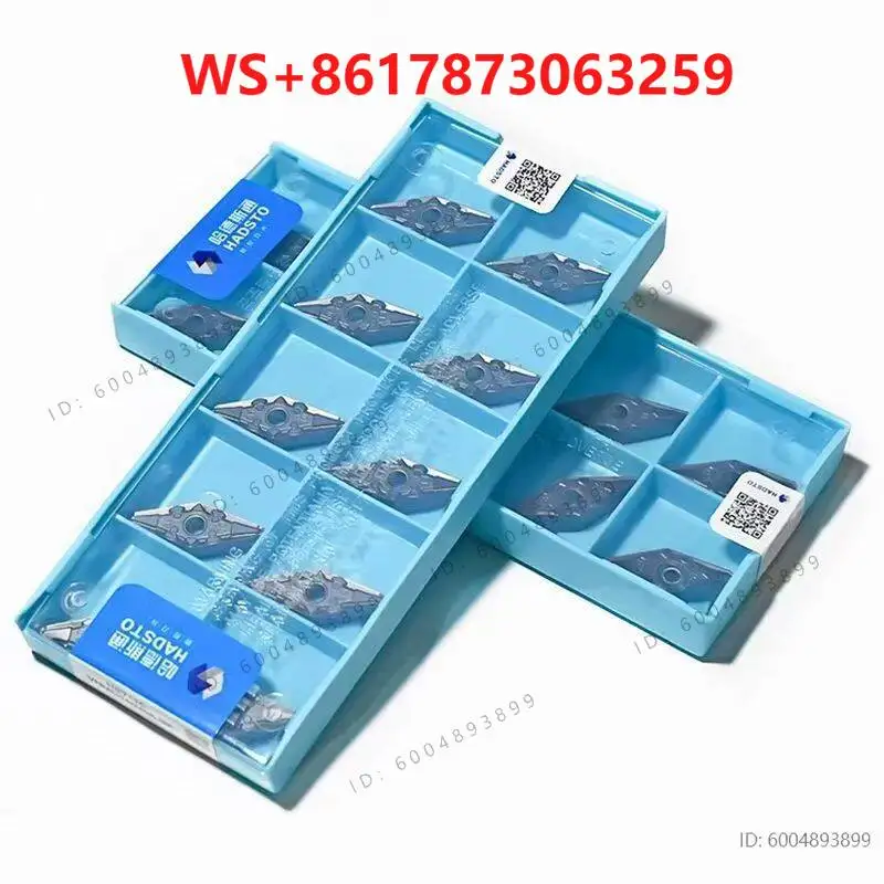 Through stone rhombus 35 degree sharp knife numerical control car blade stainless steel VNMG160404-BF HS7125