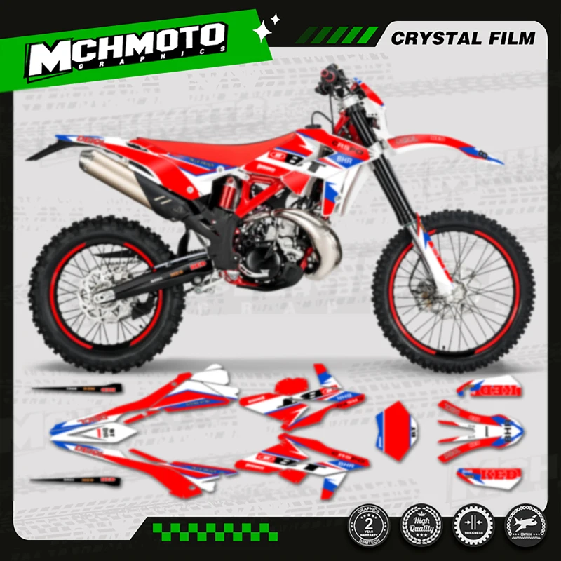 

MCHMFG для Beta 2018 2019 250 300 350 2018-2019 Beta RR мотоциклетная команда наклейки на мотоцикл-001