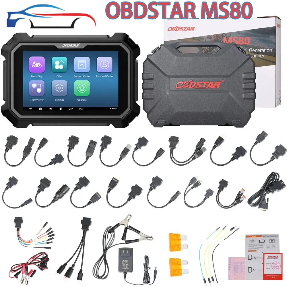 2025 OBDSTAR MS80 Standard STD kit full Intelligent Motorcycle Diagnostic Tool Support IMMO Programming motor Scanner Tool