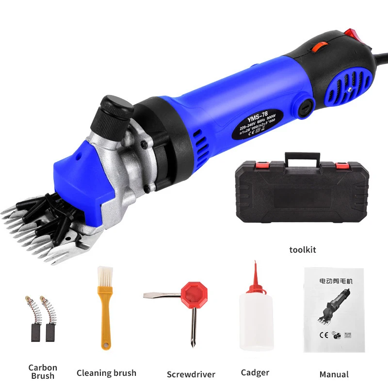 

Electric Goat Wool Shearing Machine Animal Cordless Sheep Shear Clippers Goat Hair Trimmer Cutting Wool Shear