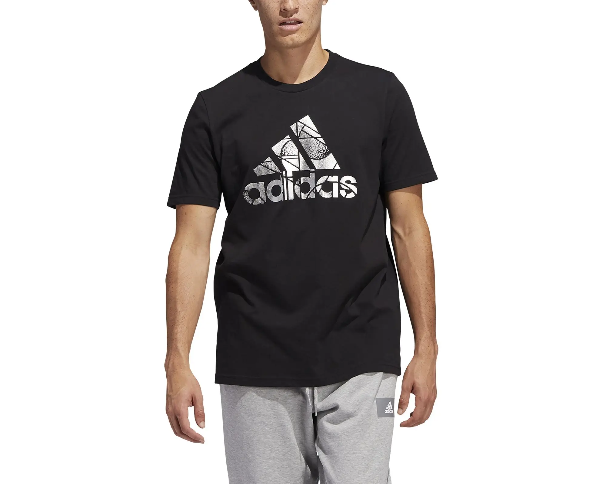 Adidas-Camiseta de uso diario Original para hombre, Color negro, deportiva, diario, M, Foil Bos G