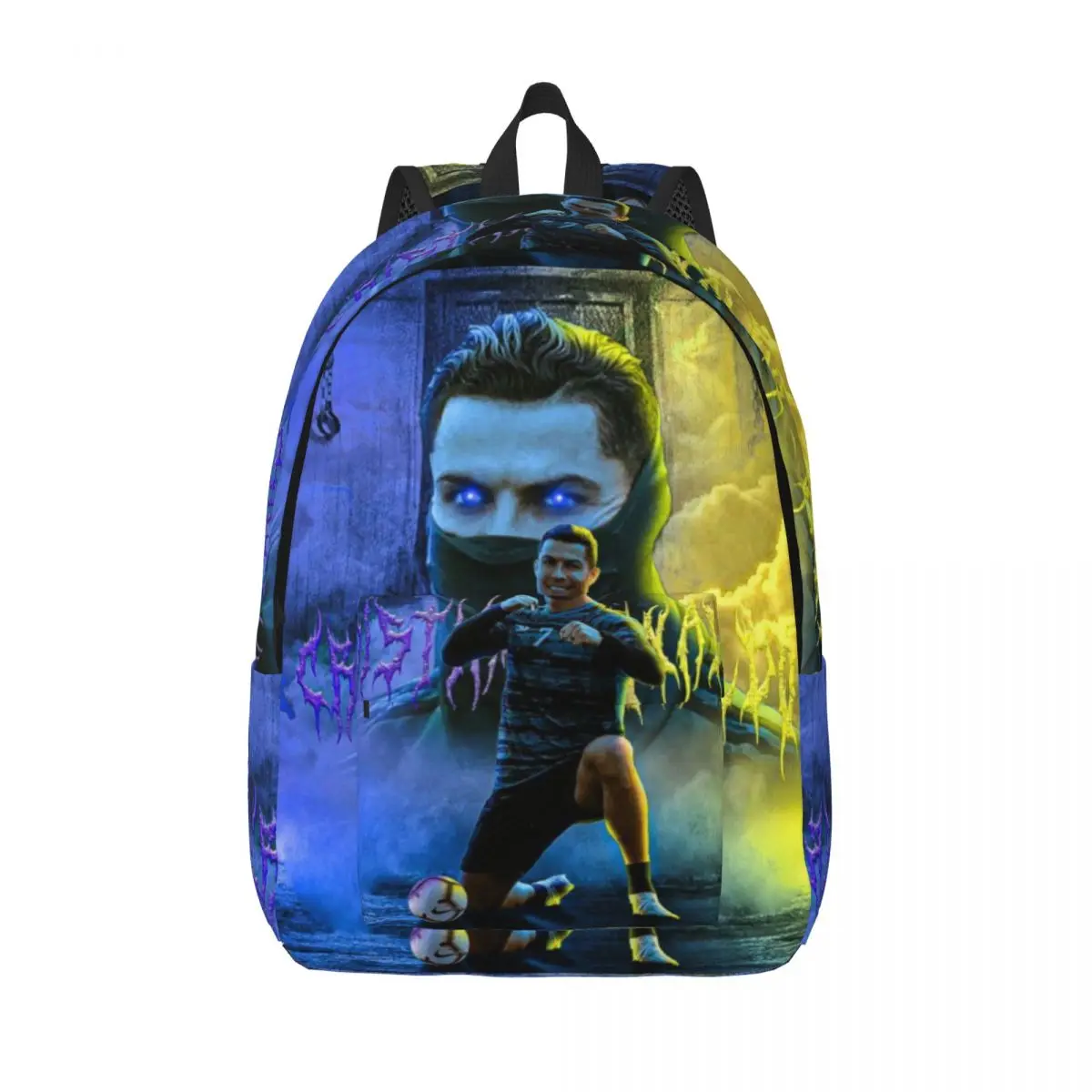 CR7-Cristiano-Ronaldo New Fashion High Capacity Waterproof College Backpack Trendy Laptop Travel Book Bag 15.7in 17.7in