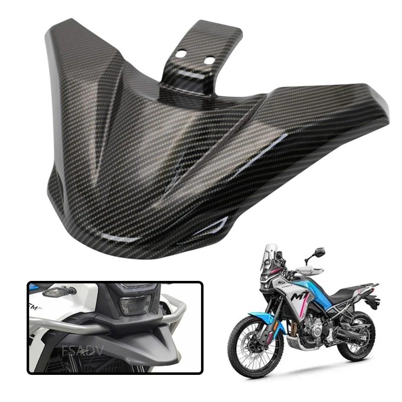 

For CFMOTO 450MT Front Wheel Fender Beak Nose Cone Extension Extender Cowl Spoiler Cover MT450 CF 450 MT 2024 2025 Motorcycle