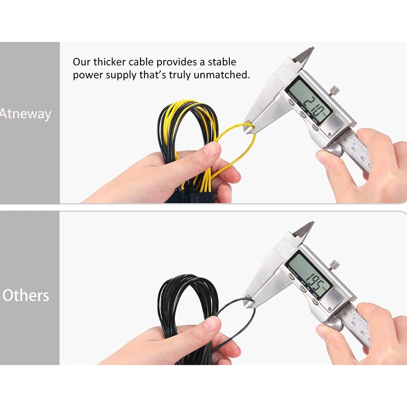 6 Pin podwójny 8 Pin PCIe Adapter kable zasilające, 6 Pin podwójny PCIe 8 Pin (6 + 2) karta obrazu PCI Express zasilacz