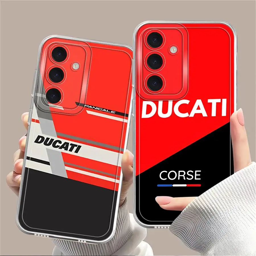 DD-ucatiS Capa de telefone macia para ciclo de motor de carbono para Samsung Galaxy A72 A31 A16 A17 A51 A21s A12 A71 A52 A52s A50 A32