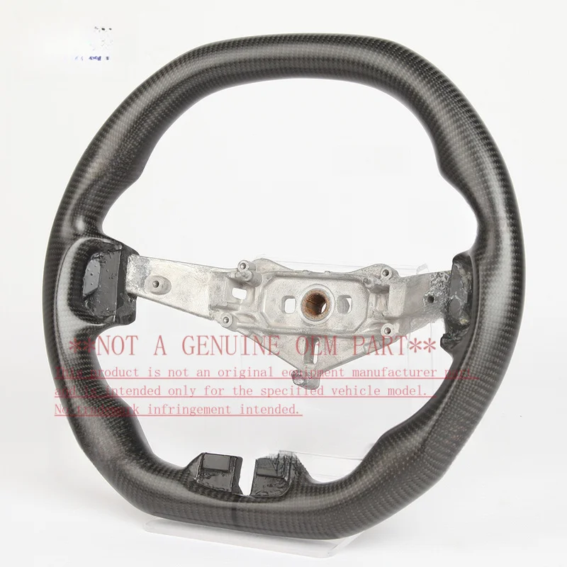 For Jeep Wrangler Matte Carbon Fiber Modified Steering Wheel Assembly Horn Cover Horn Shell Decorative Cover