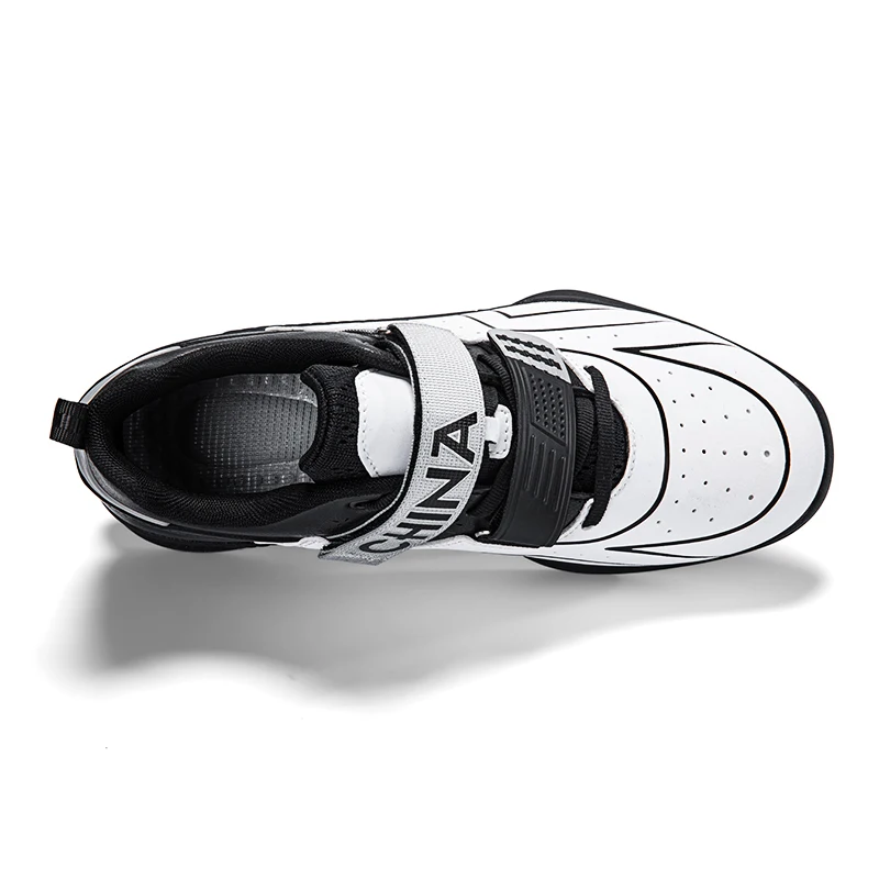 Professional Squat Hard Pull Shoes for Men Luxury Brand Weight Lifting Training Shoe Black White Indoor Gym Shoes Man Sport Shoe