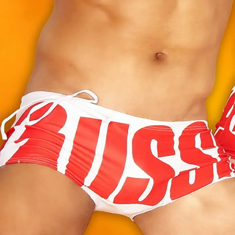 Summer Swimwear Men Swimsuit Boy Swim Suits Boxer Shorts Swim Trunks Swimming Surf Beach Wear Men Swimming Trunks image 3