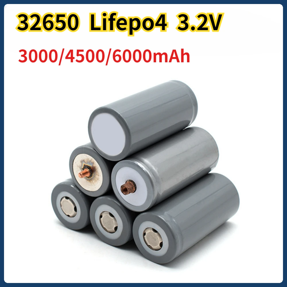 充電式リン酸鉄リチウム電池,ネジ付き,LiFePo4,32650 3.2V,プロフェッショナル,100% 新品