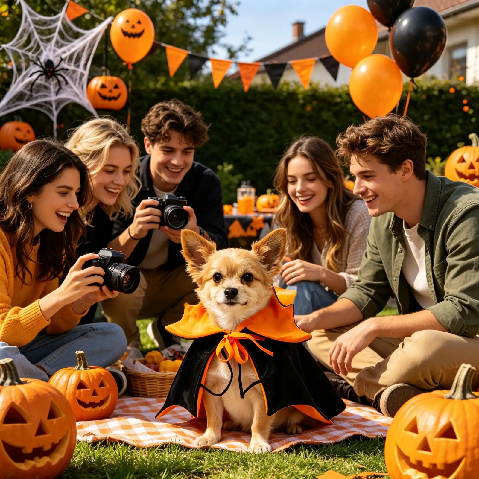 Dog Vampire Cape Spooky Lightweight Vampire Cloak Props Dog Halloween Costumes For Makeup Party Stage Performance Party Festival