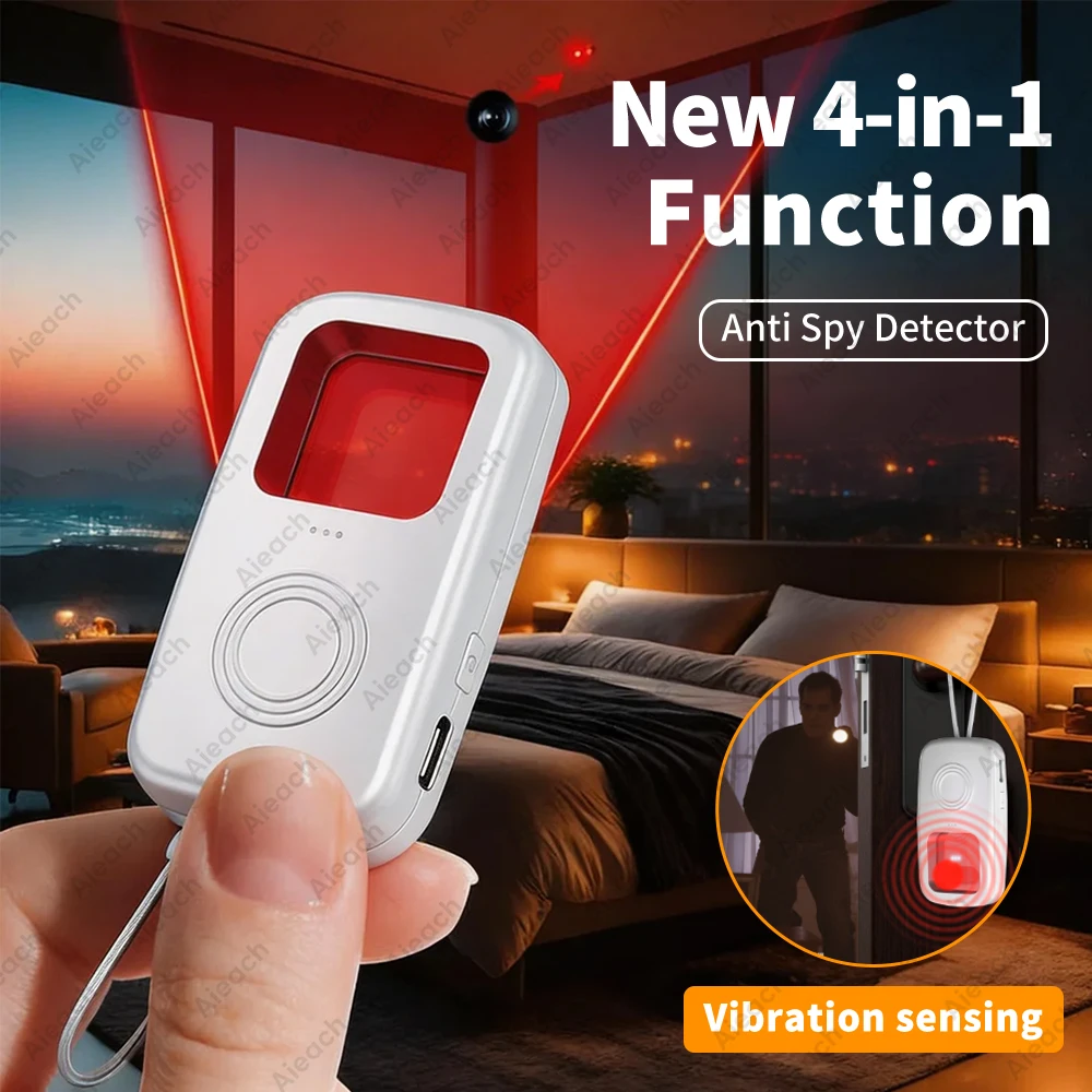 

Детектор скрытых камер: портативный прибор для обнаружения скрытых линз, защита от подглядывания в отелях, антишпионский детектор