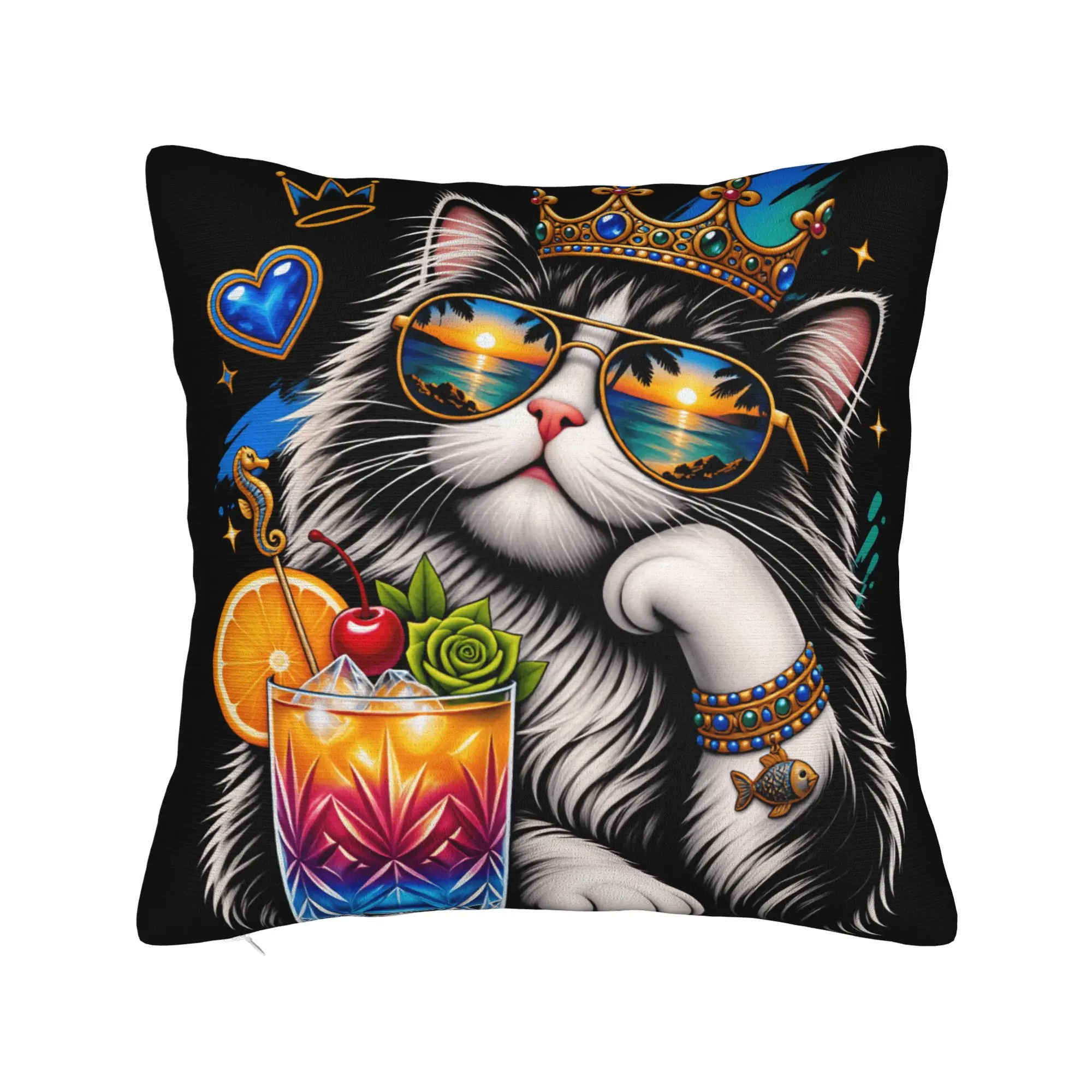 Dungeon Crawler Carl Princess Donut Pillow Cover  Soft Cushion Cover Novelty Pillow Case For Sofa Home Decor