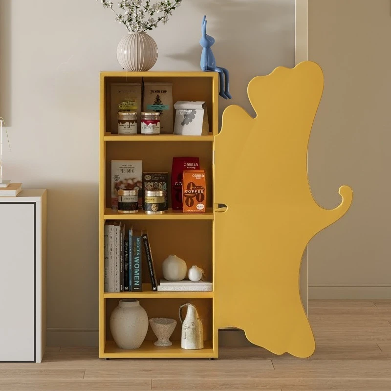 Armario Ginkgo de piso a pared, estantería multicapa para sala de estar