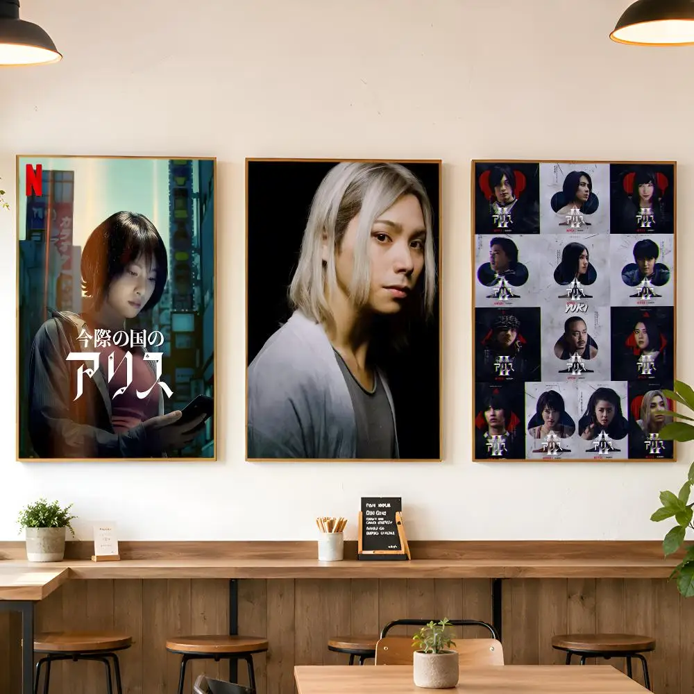Hot TV Alice In Borderland Season 1 2 Poster Matte Wall Peel And Stick Decor Bedroom Living Room Office Dorm Home