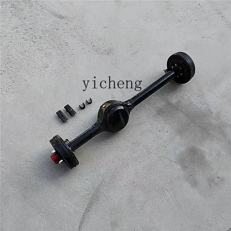 TQH motorcycle tricycle rear axle, single button rear axle 4 holes 5 holes, integrated rear axle drive drum brake, motorcycle